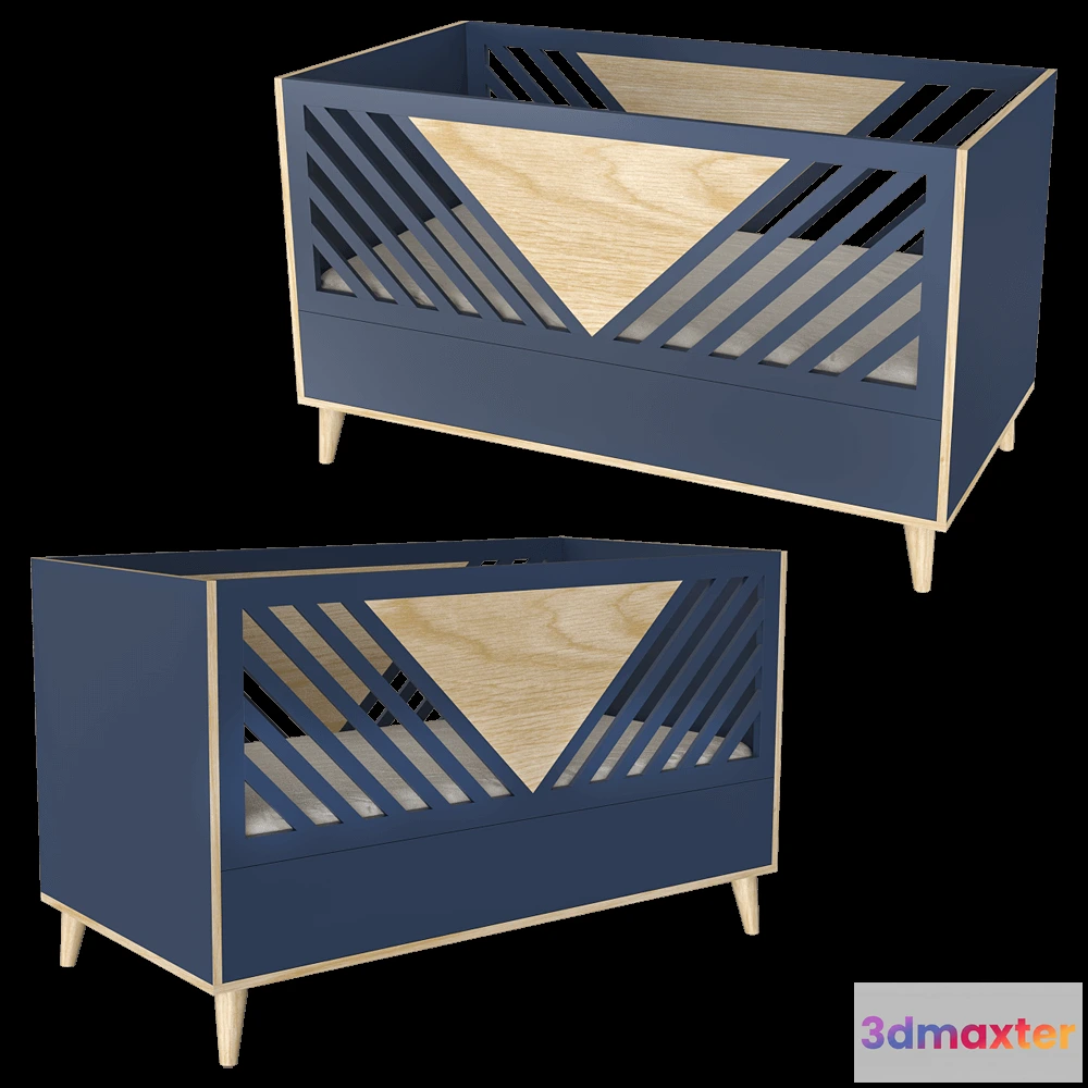 1590522 - Bami - Baby bed Tutu T7 3D Max