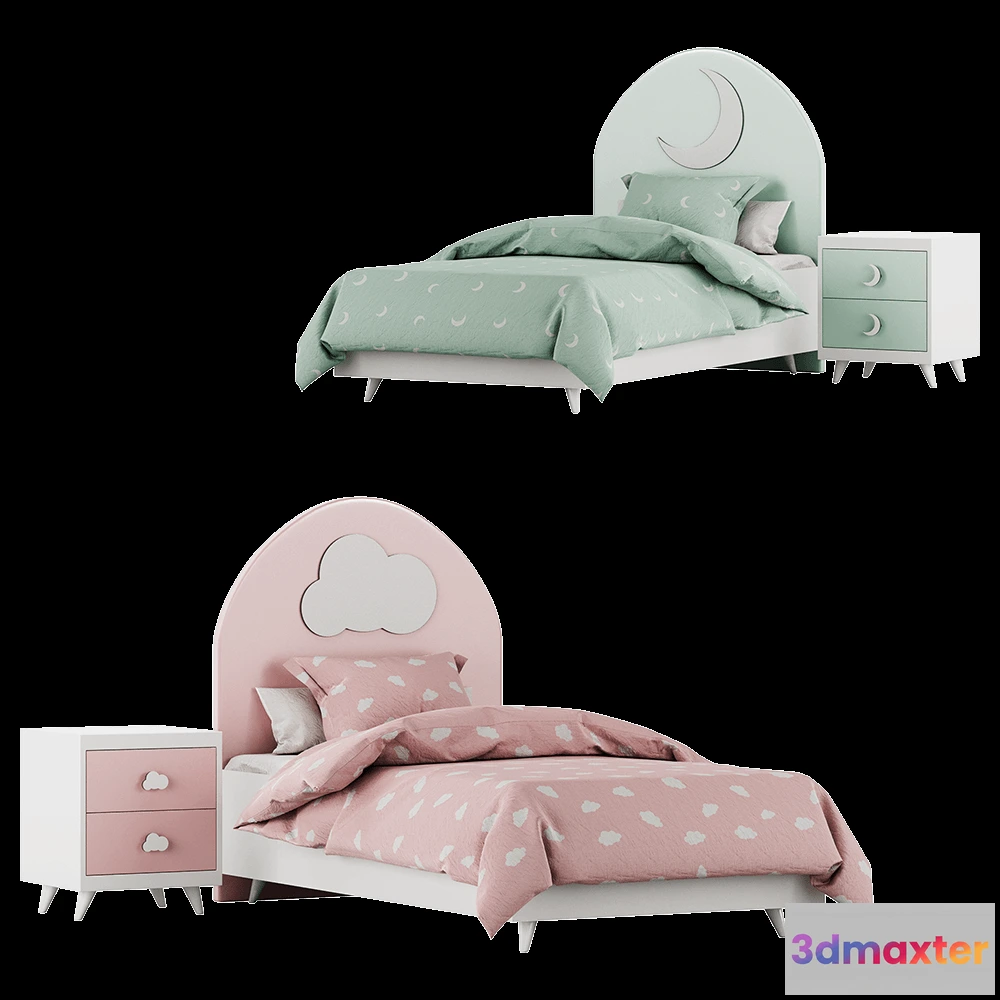 1590536 - Hasan Guner - Bed Moon Cloud 3D Max