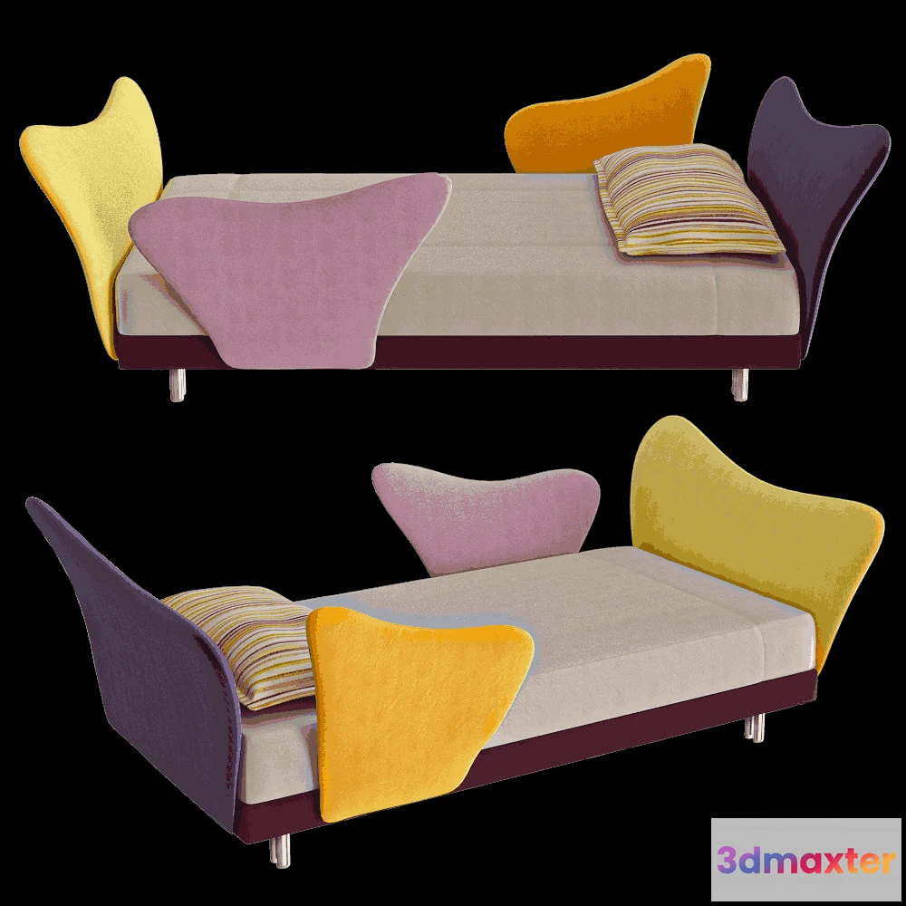 1590540 - IL Loft  - Chaildren’s bed Flower Letto 3D Max