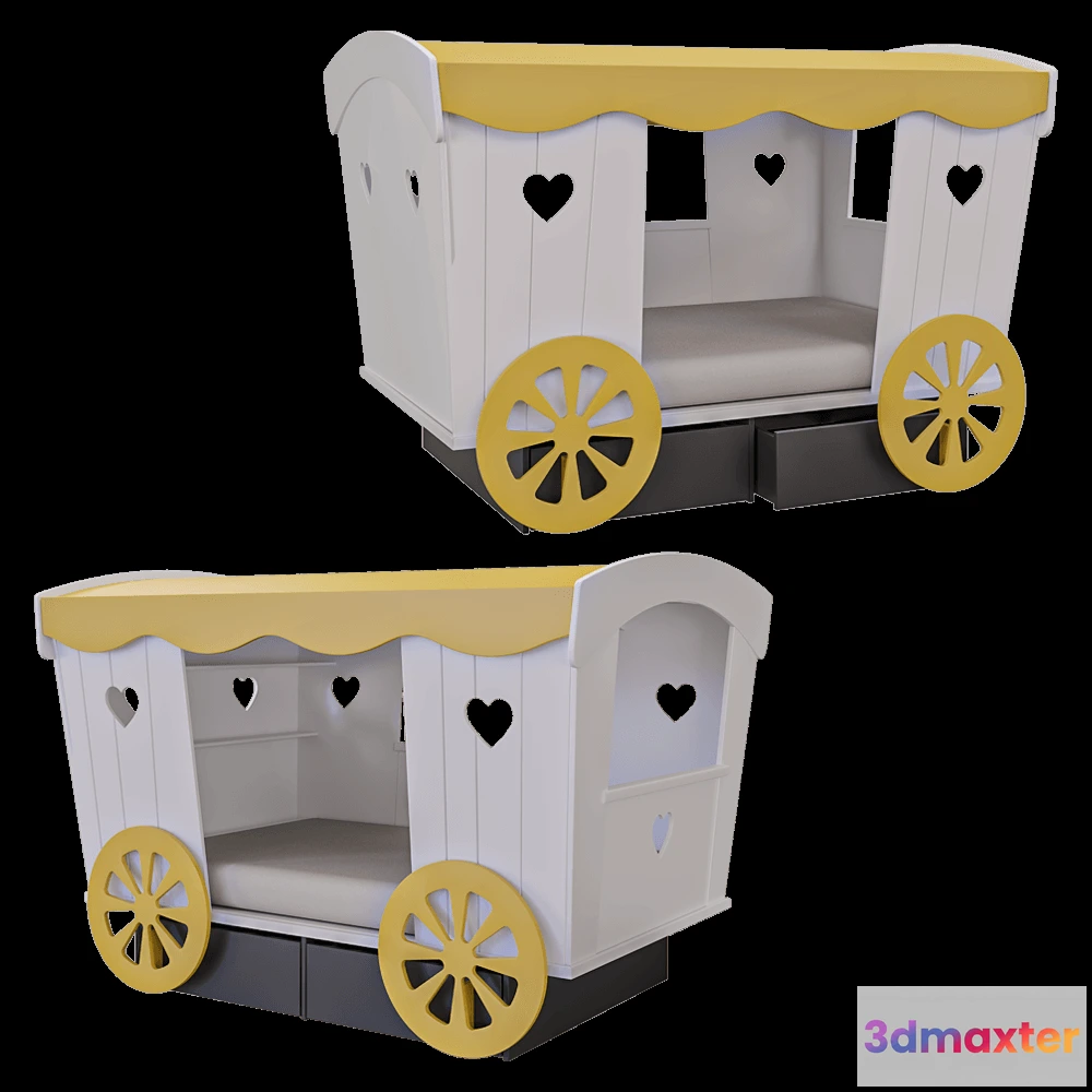 1590556 - Mathy By Bols - Carriage bed 3D Max
