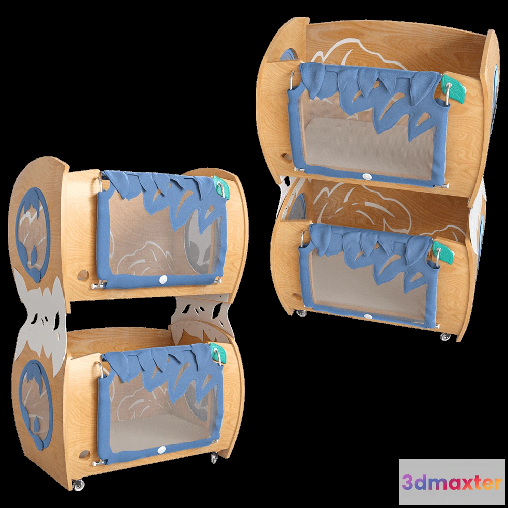 1590594 - Nidlit - Bunk bed 3D Max