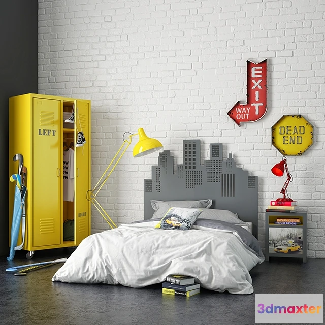 1590664 - child-room - Junior Bed 2 3D Max