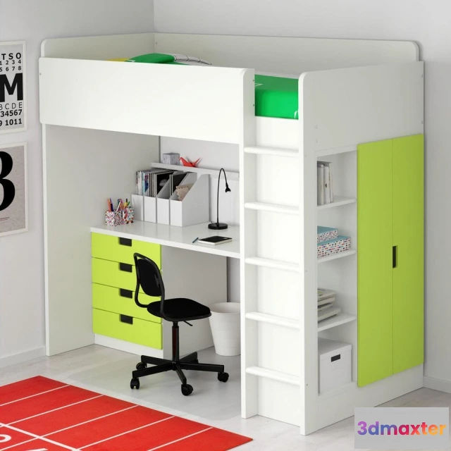 1590720 - child-room - Children’s bed 3D Max