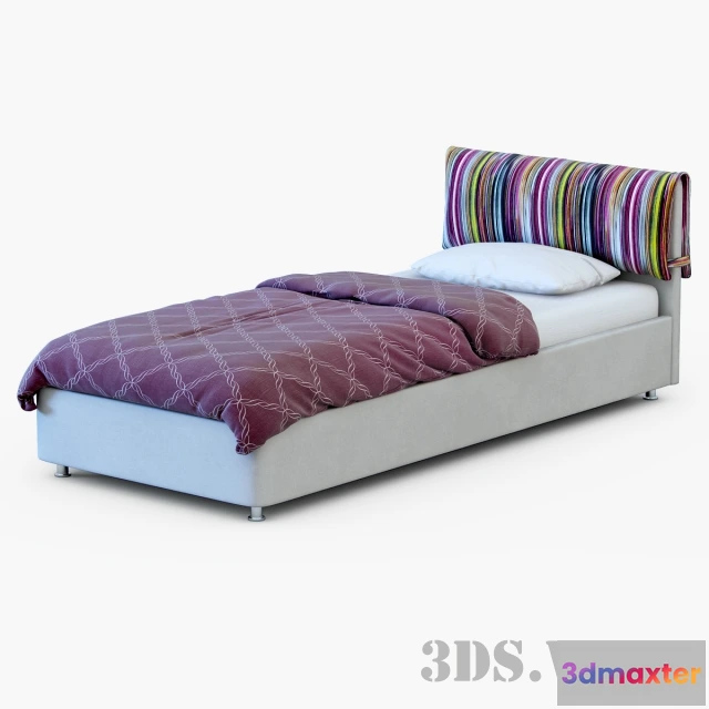 1590852 - child-room - Boxing Spring Bed 3D Max