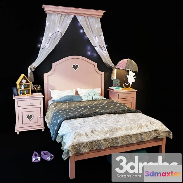 914126 - Adelina Bed is Pink Whatnot