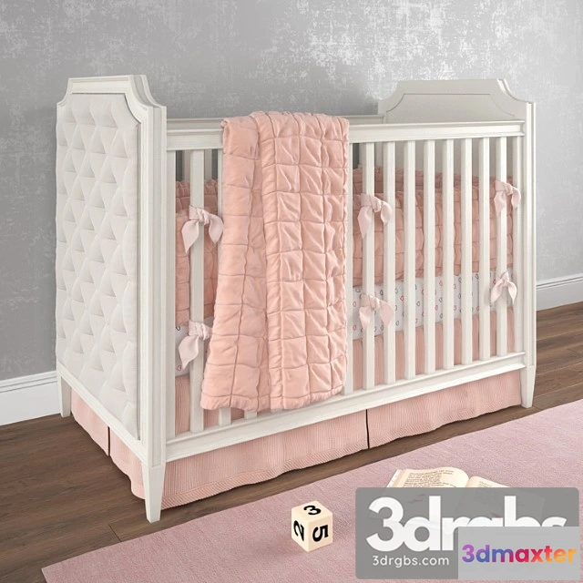 914130 - Alexandra Tufted Panel Crib Restoration Hardware