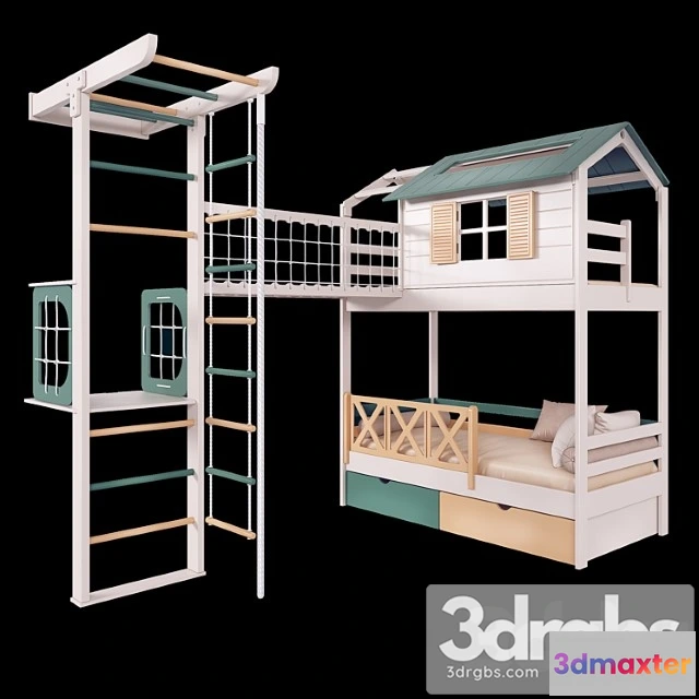 914154 - Baby Bed and Playground