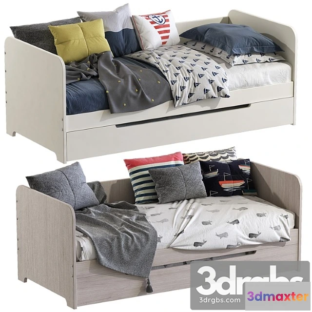 914200 - Banquette Lit Gigogne Bed