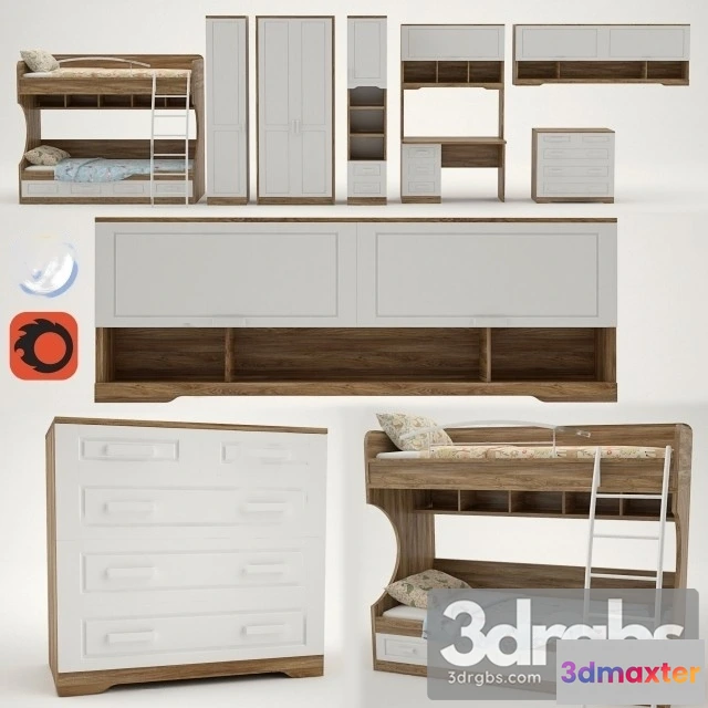914396 - Bedroom Kit Funiture Set 02