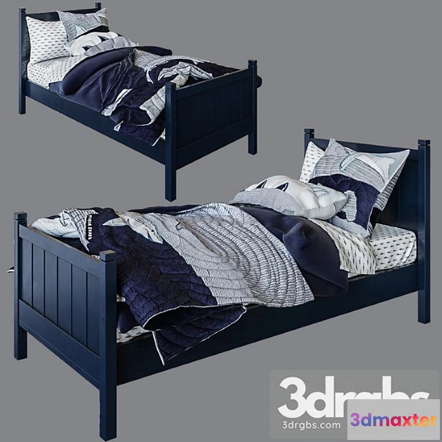 914434 - Camp Single Bed Navy