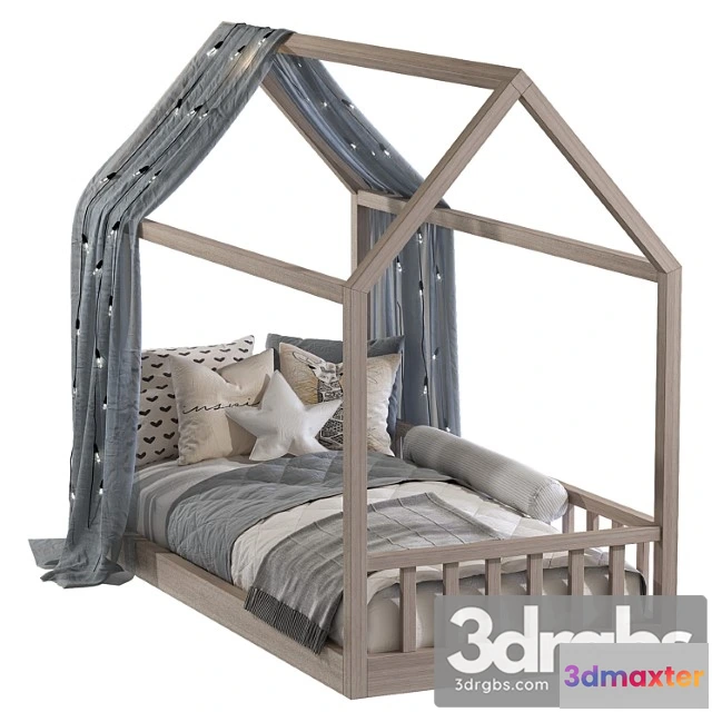 914480 - Childrens Bed In The Form Of A House