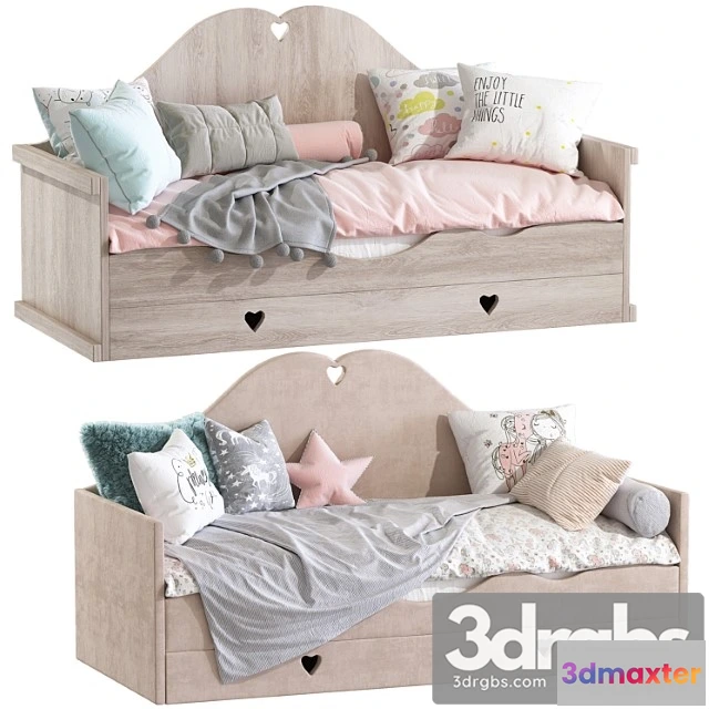 914484 - Childrens Bed Sofa With Pillows
