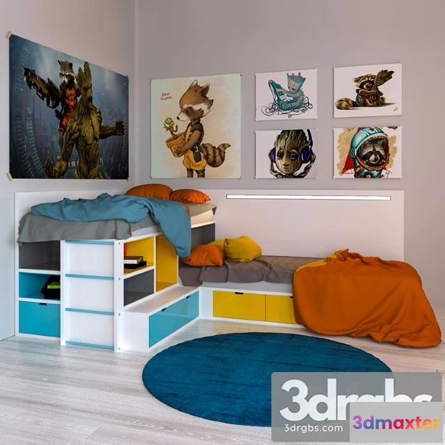 914568 - Double Bed for Children