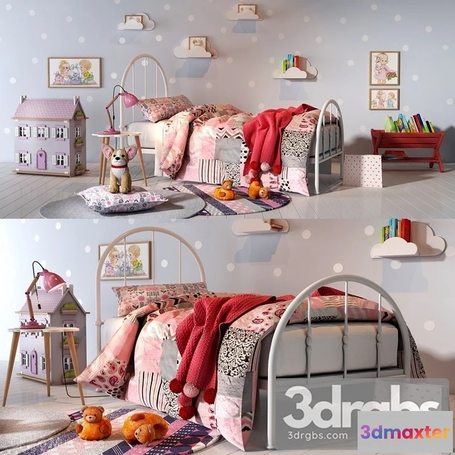 914612 - Girl Bedroom Set 01