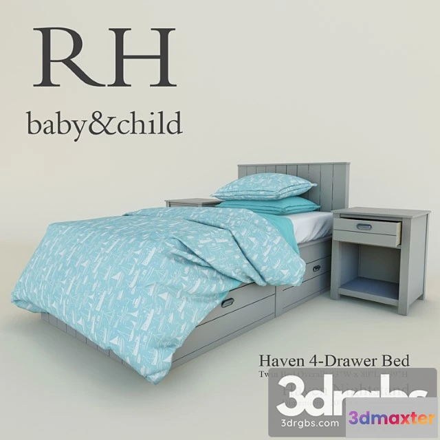 914618 - Haven 4 Drawer Bed