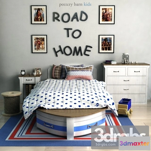 914794 - Pottery Barn Speedboat Bed Trundle