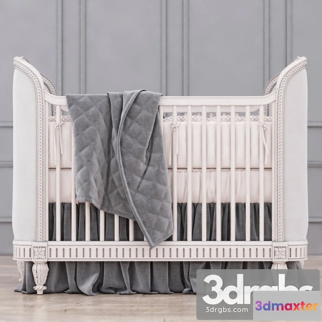 914814 - RH Belle Upholstered Crib 1