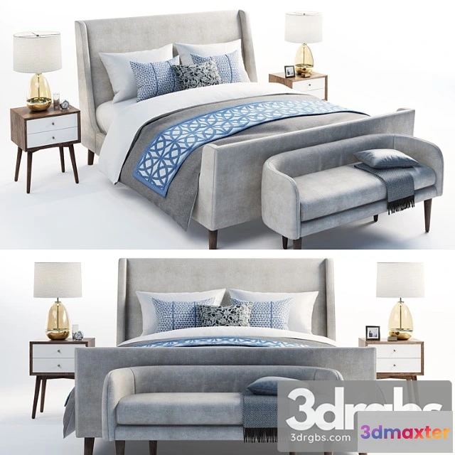 914868 - Sleigh Bed