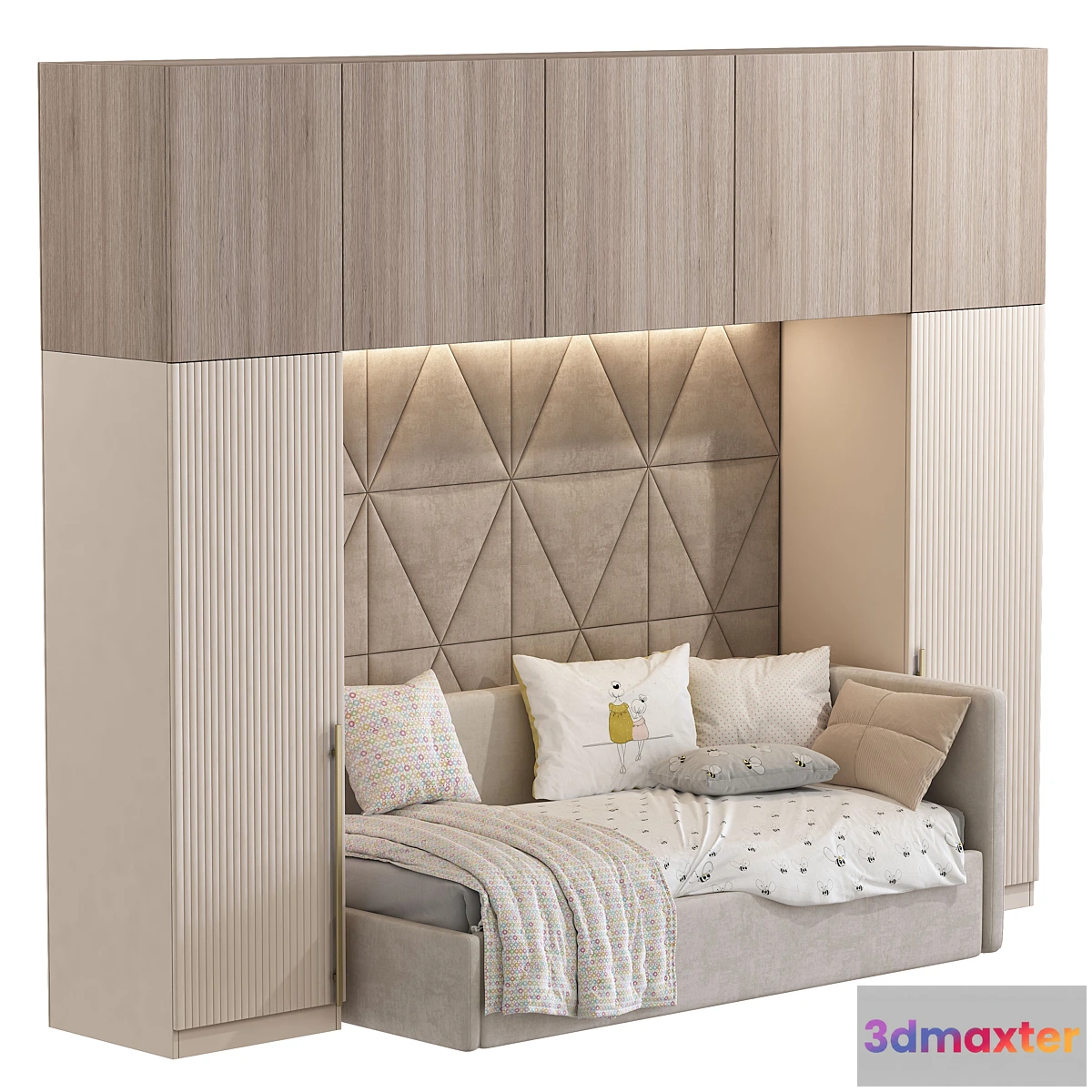 751397 - Upholstered sofa bed