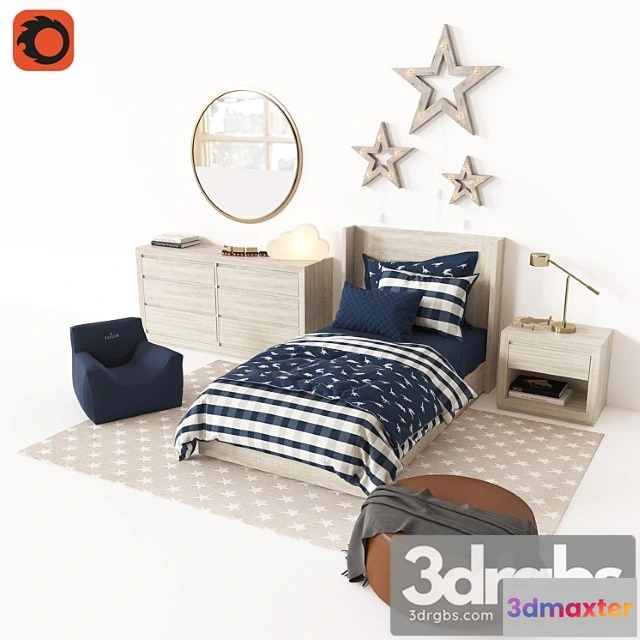 914950 - Callum Platform Bed With Headboard