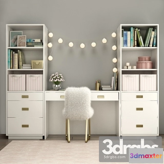 915166 - Writing Table And Decor 04