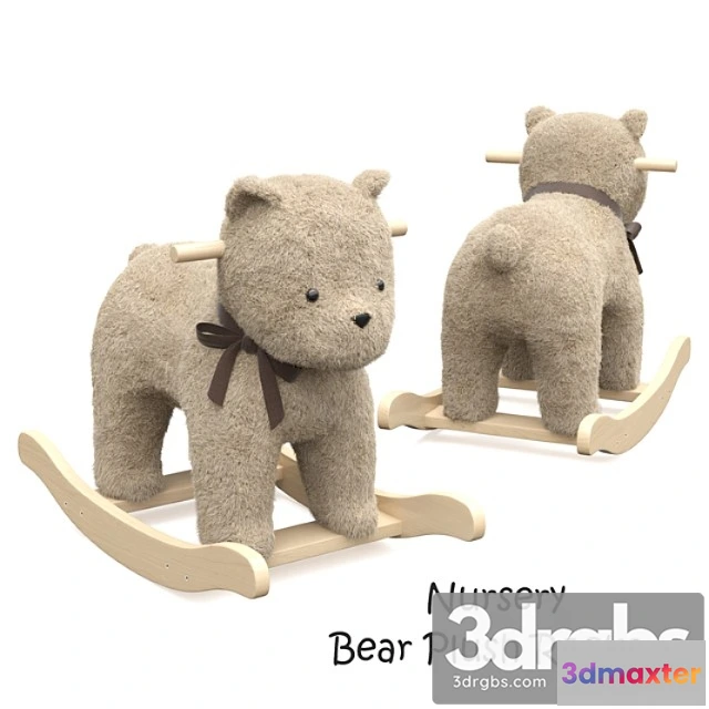 1015534 - Bear plush rocker