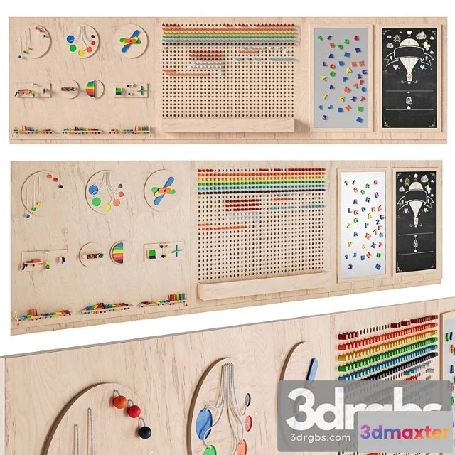 1015698 - Interactive game board busyboard for a children