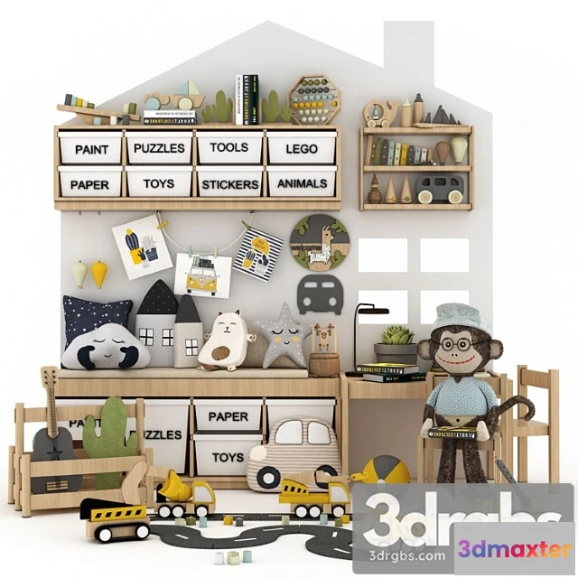 1015826 - Toys and Furniture Set 3