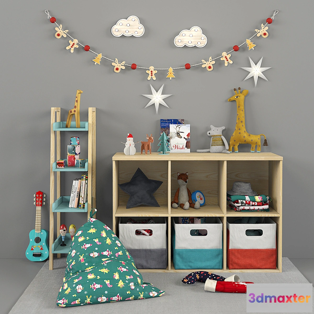 1405326 - Christmas decor for nursery 01 3D Max