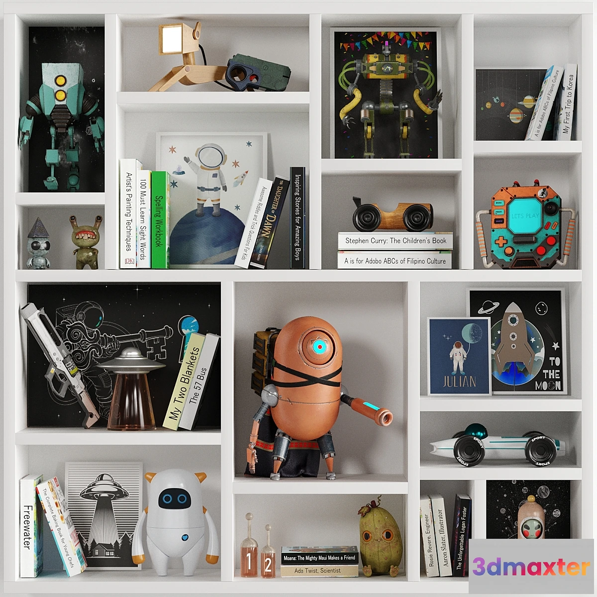 1406676 - Children Room Set 6 Scifi Set 3D Max