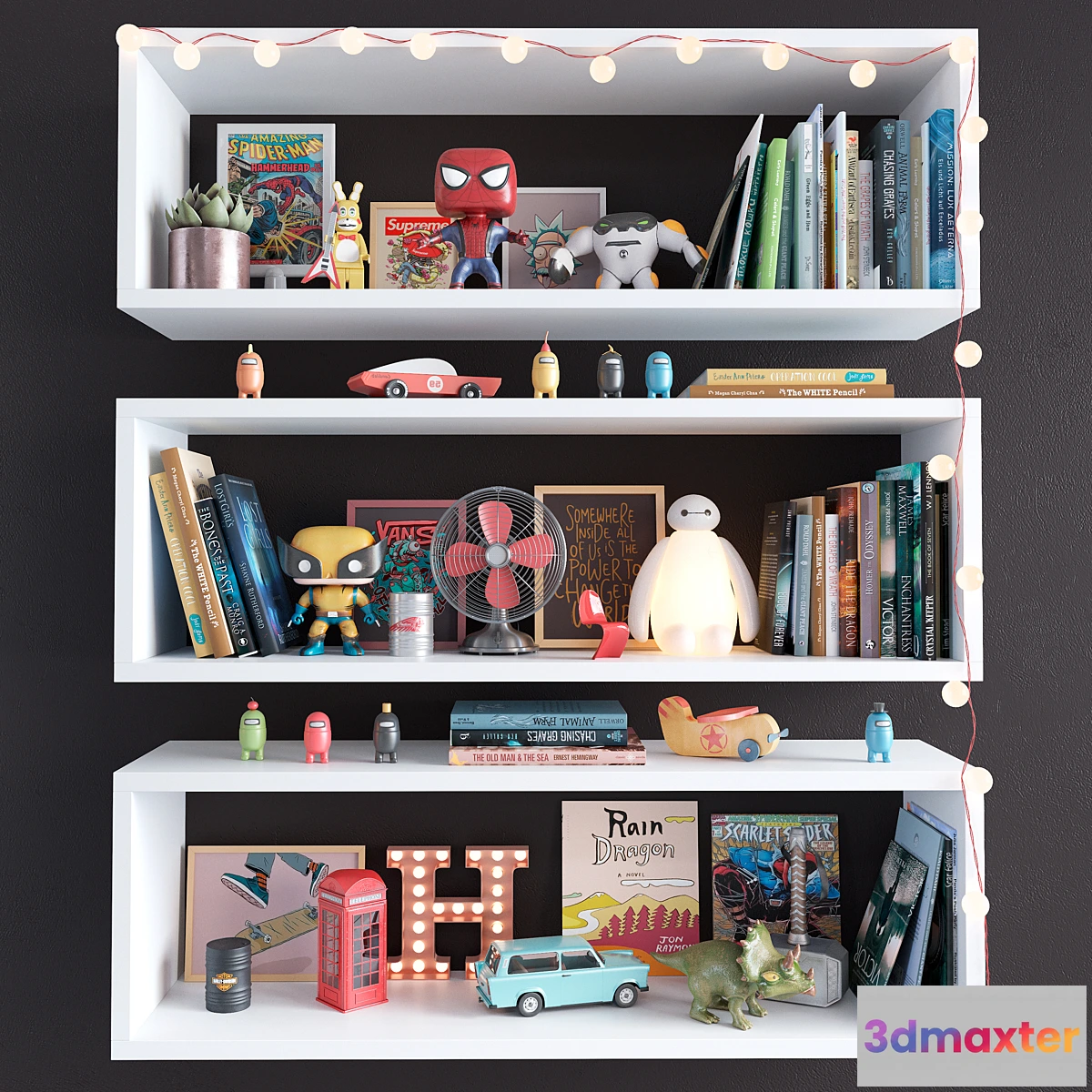 1406860 - Teenage Decor Set 3D Max