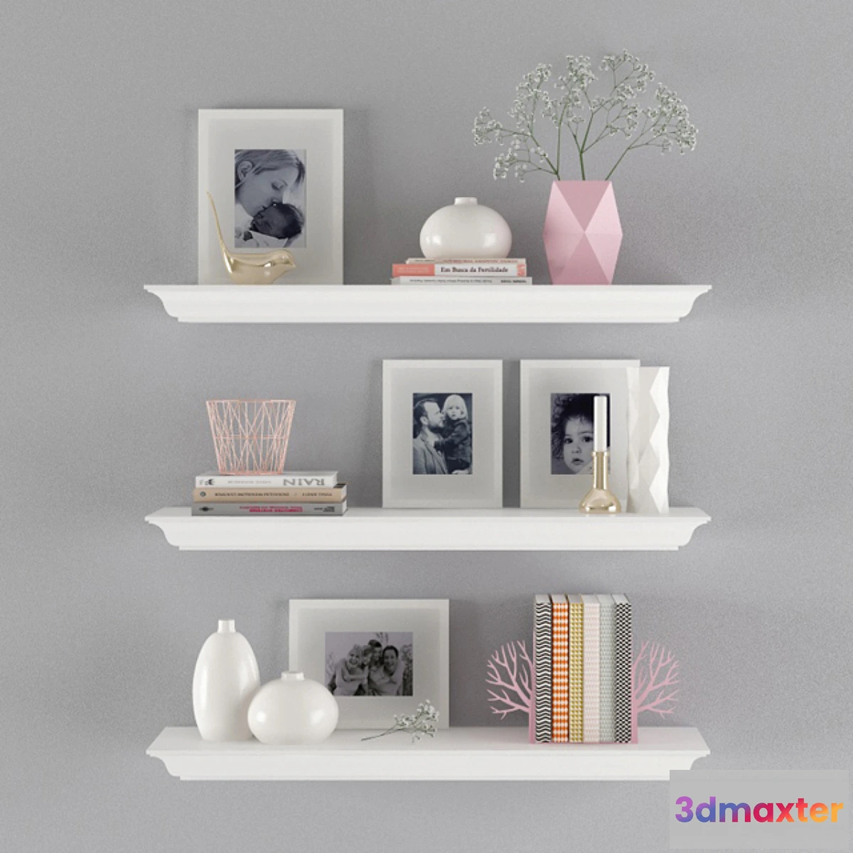 1407282 - Decorative set for baby 3D Max