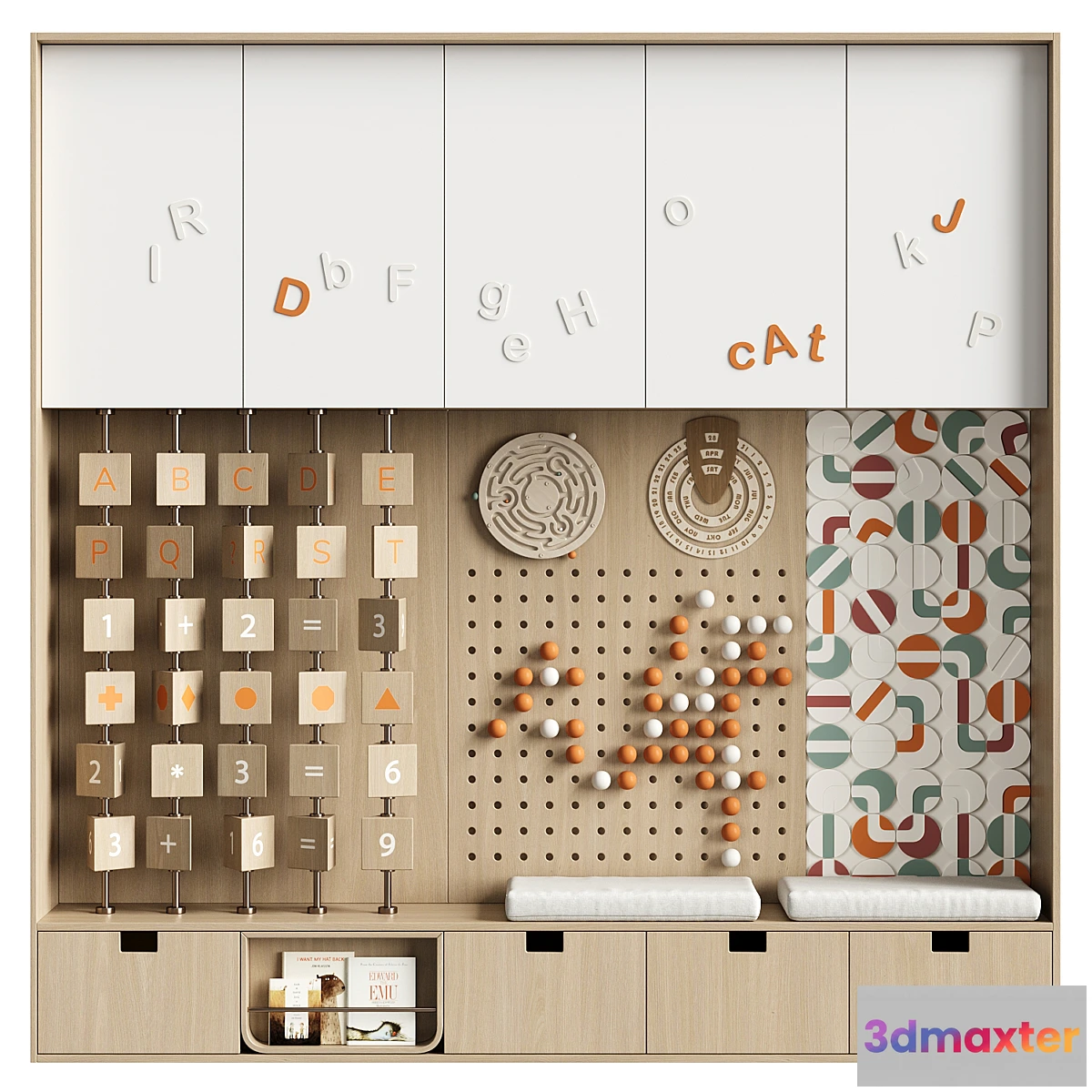 1407444 - Interactive panel for children room 3D Max