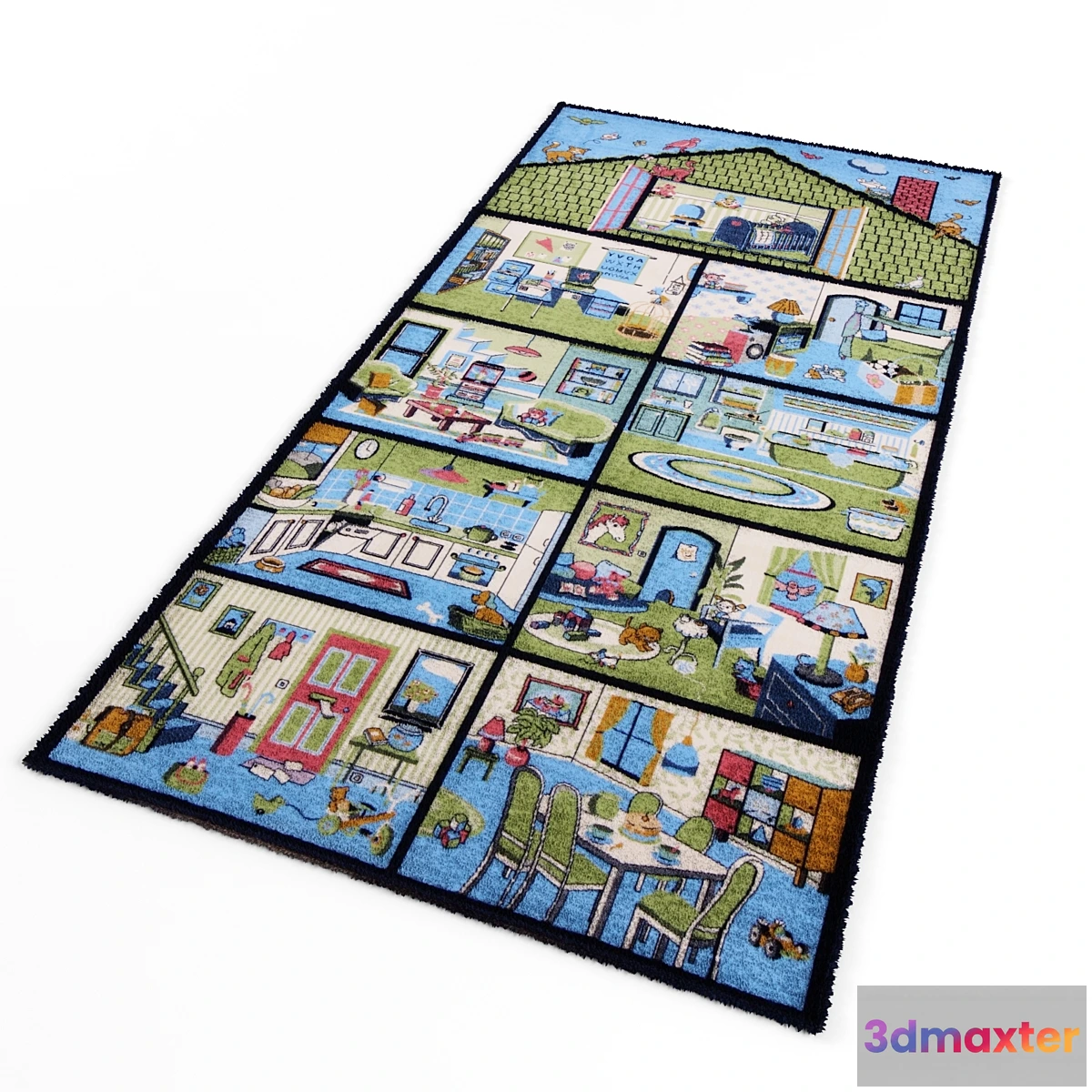 1408794 - 2 rug in the nursery 3D Max