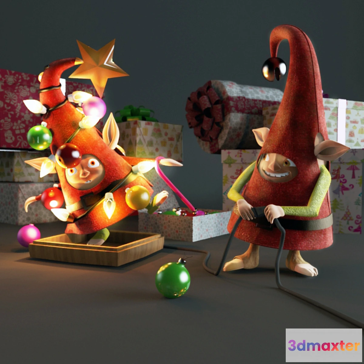 1409468 - Shine Christmas tree! 3D Max