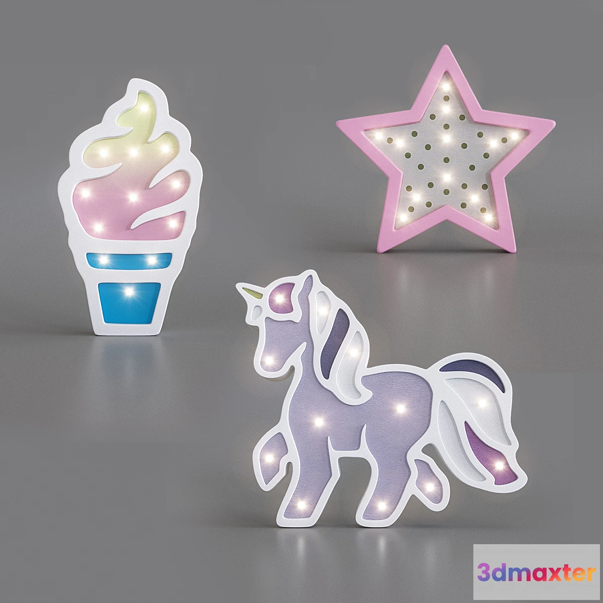 1409922 - Nightlights Bookwood 4 3D Max