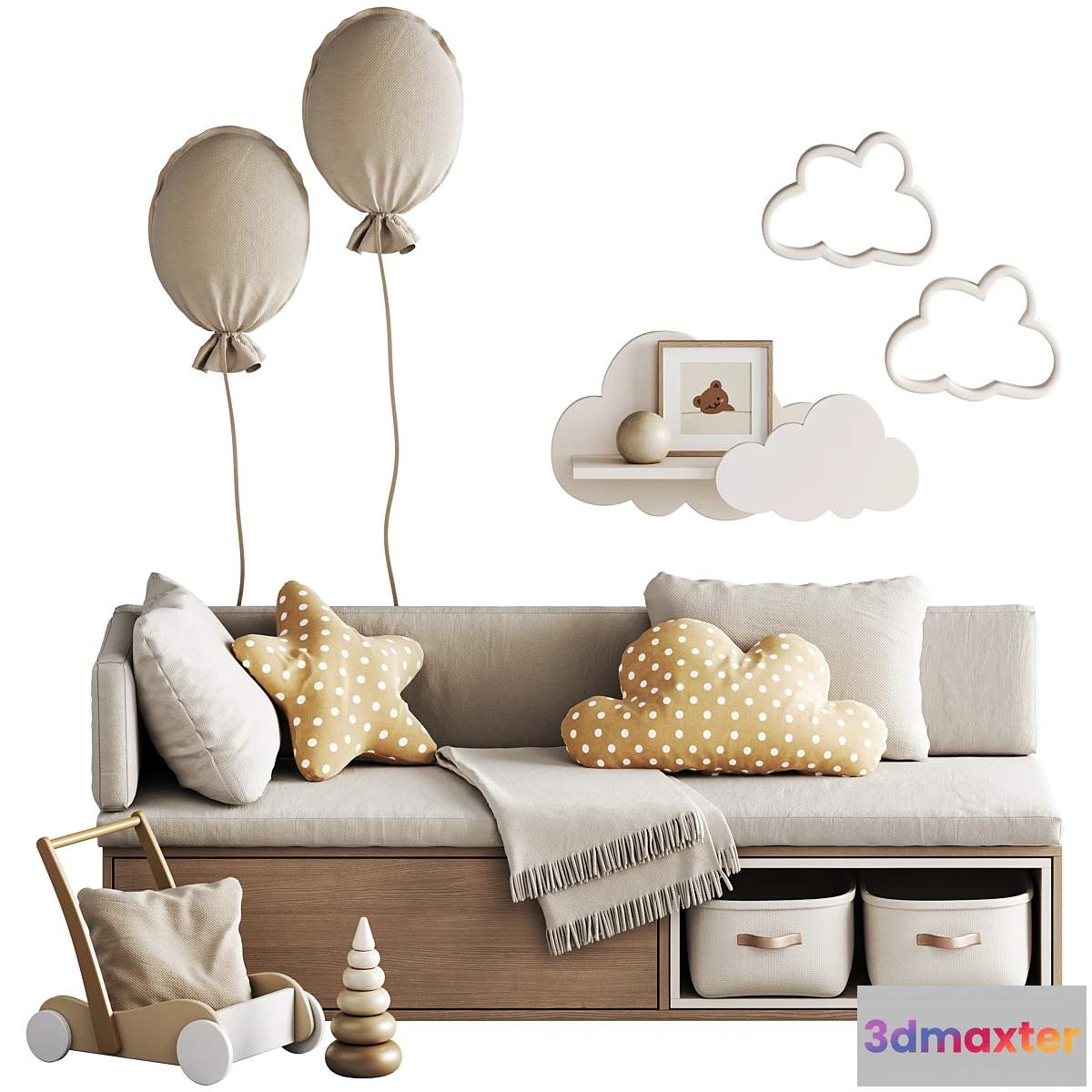 1411004 - Decor for children room 3D Max