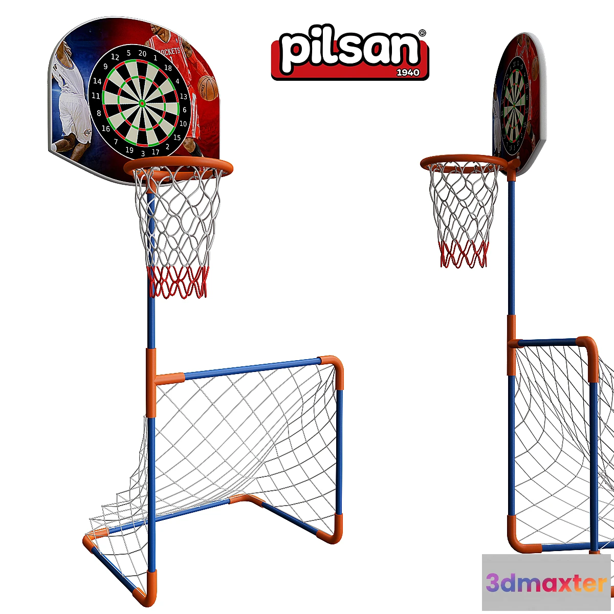 1414148 - Darts with basketball ring 3D Max