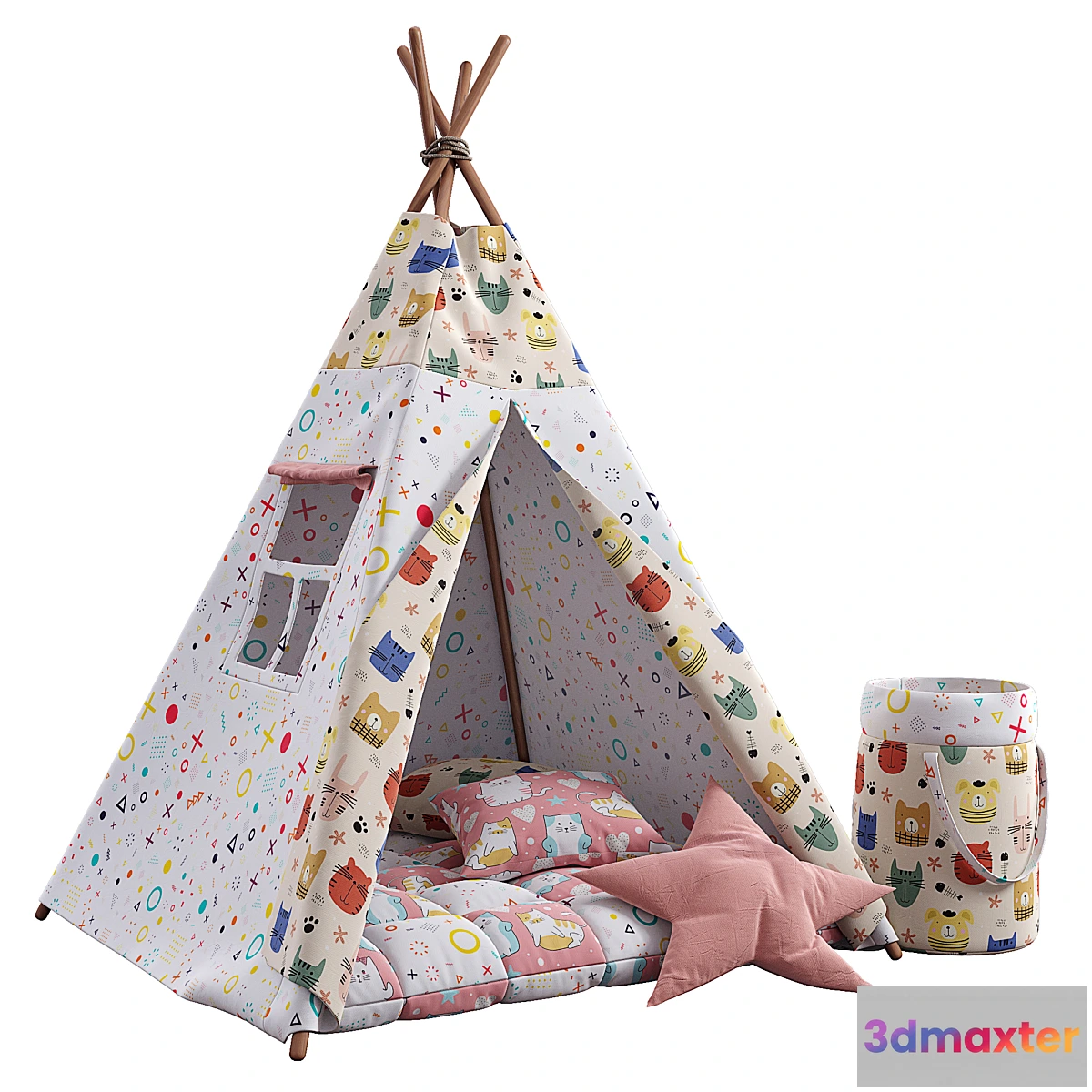 1415690 - Kids Wigwam 3D Max