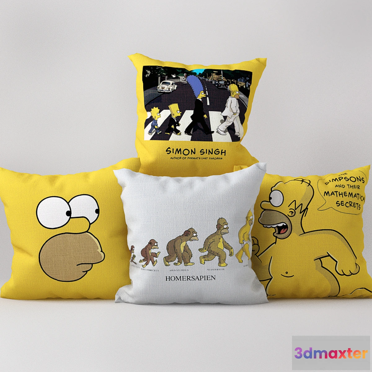 1416782 - SIMPSONS PILLOWS Pillow Simpsons 3D Max