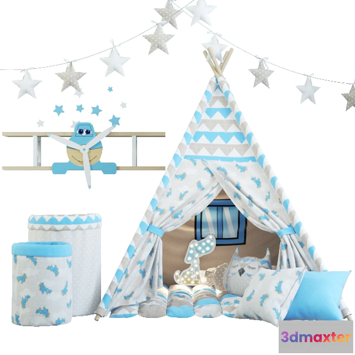 1417054 - Children’s tent 3D Max