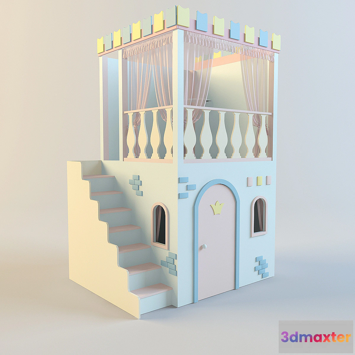 1417748 - Children’s play House Castle 3D Max