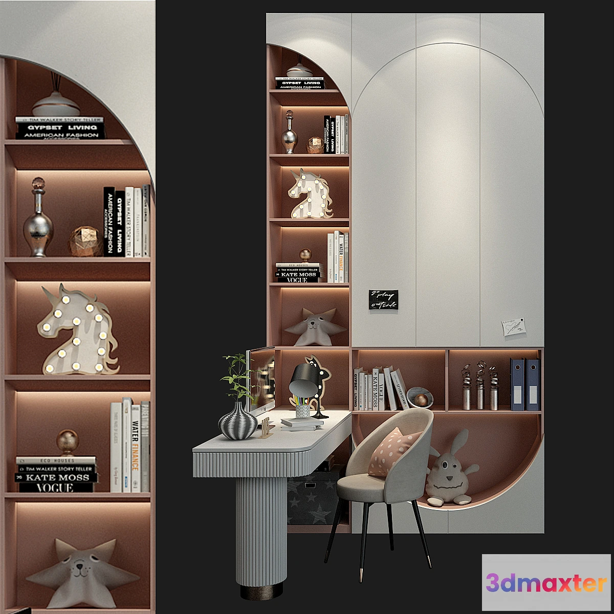 1418132 - Office Furniture Set 379 3D Max