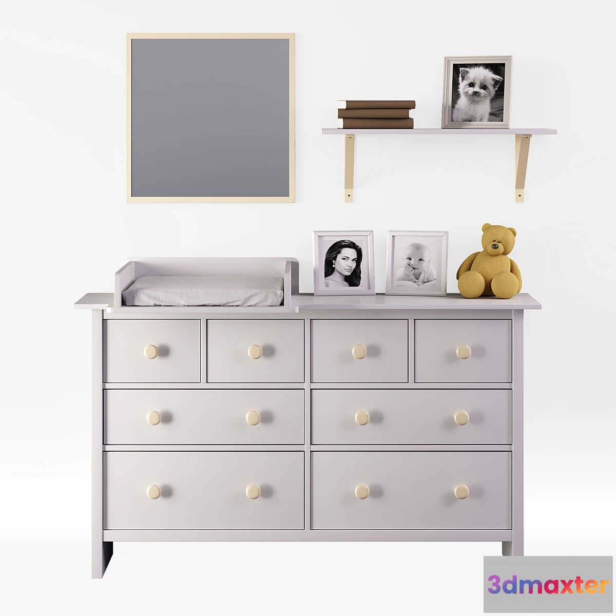 1418198 - Baby changing table 001 3D Max