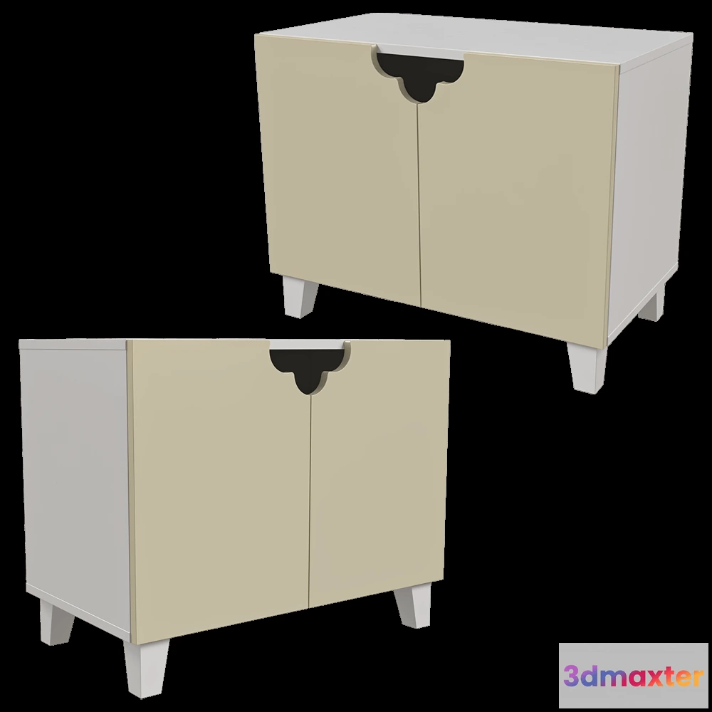 1591390 - Bami - Children’s cabinet Bibi B5 3D Max