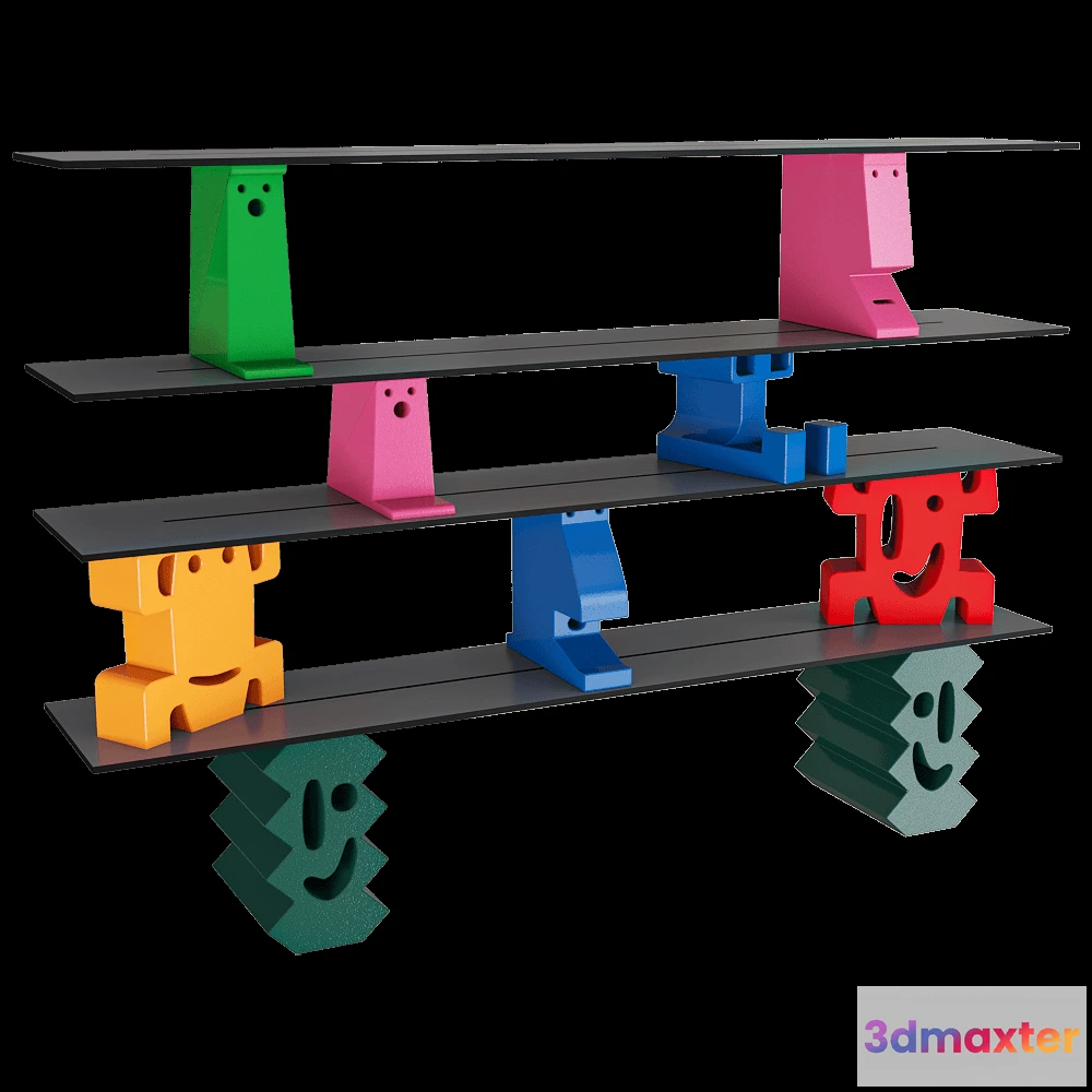 1591438 - Magis - Shelving system Ladrillos 3D Max