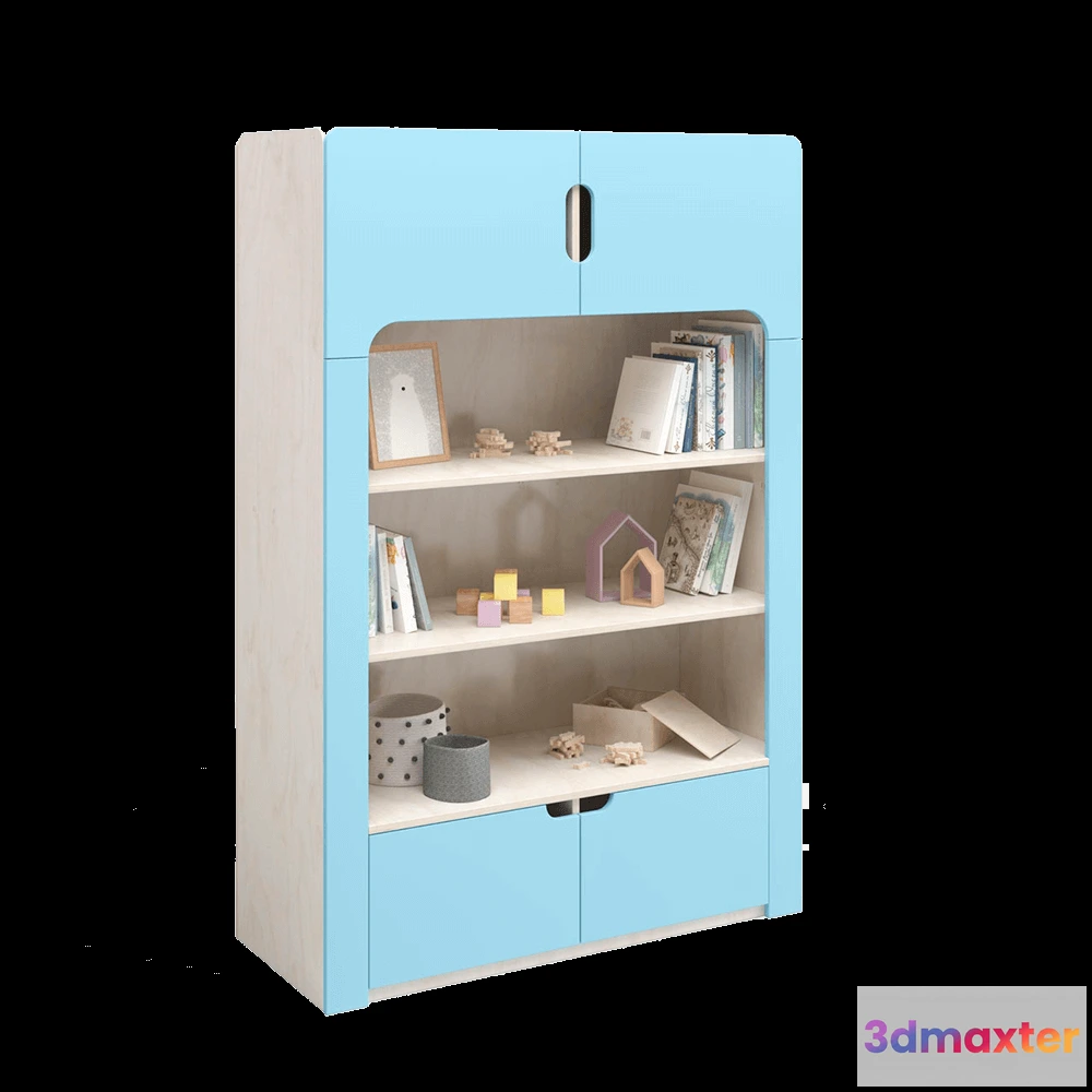 1591446 - PlayPly - Bookcase Mode-J 3D Max