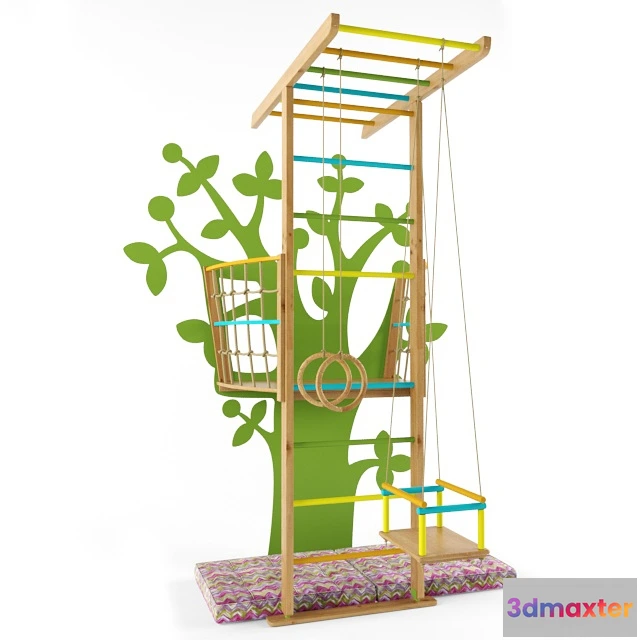 1591552 - child-room - Sports complex Orange Tree 3D Max