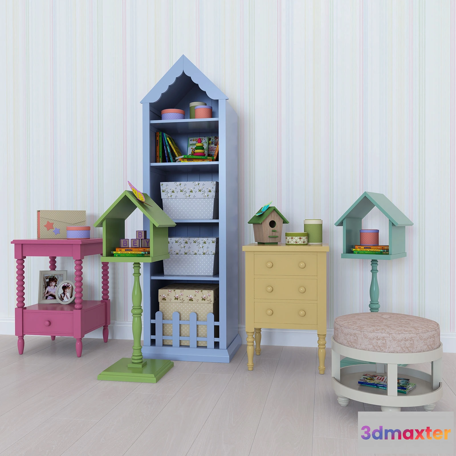1591590 - child-room - Baby set 01 3D Max