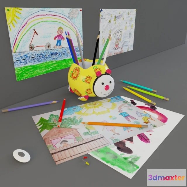 1591620 - child-room - 3D models for the nursery 3D Max